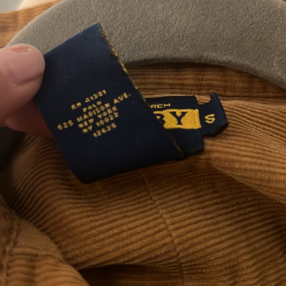 Ralph Lauren Rugby corduroy button down shirt dress- small size. - Picture 8 of 14